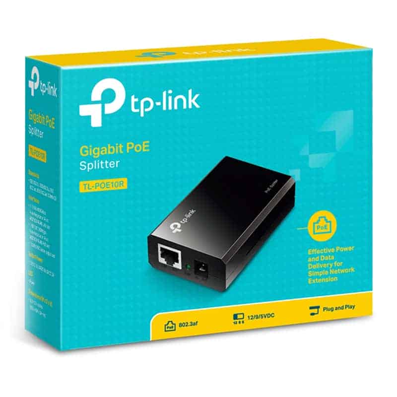 (image for) TP-LINK Power Over Ethernet (PoE) Gigabit Splitter Adapter